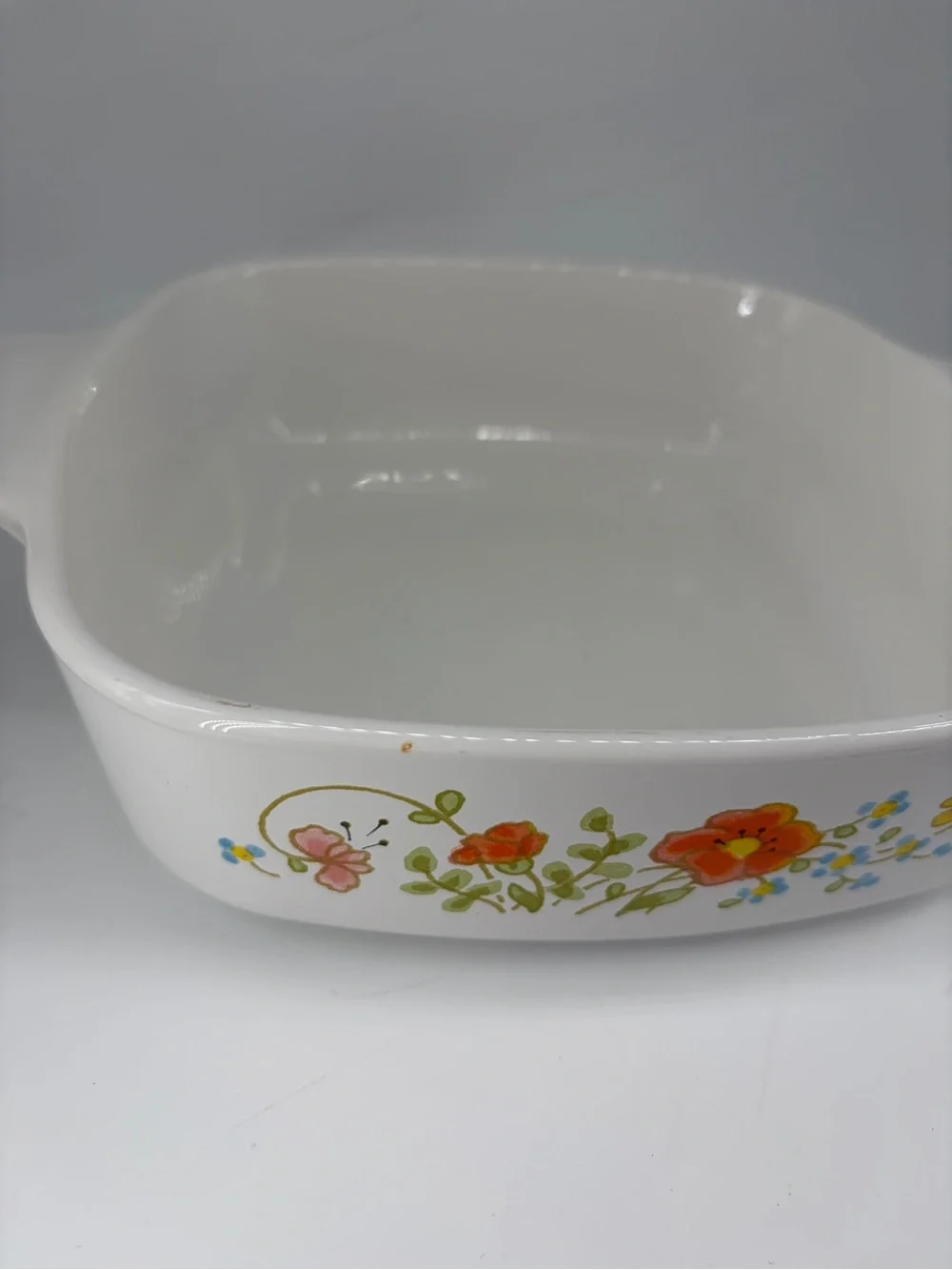 Corning Ware Wildflower 1qt dish with lid